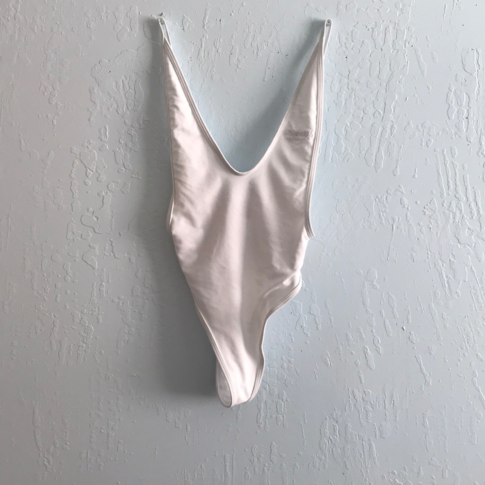 Chooks LA Venice white retro one piece